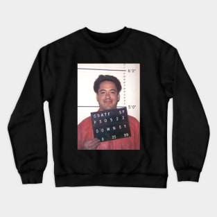 Robert Downey Jr Mugshot Crewneck Sweatshirt